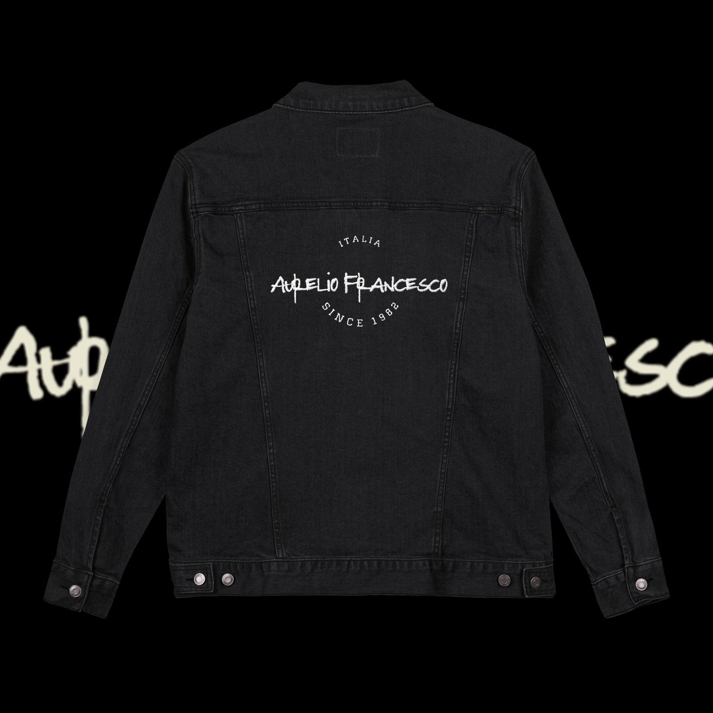 Aurelio Francesco Embroidered Denim Jacket