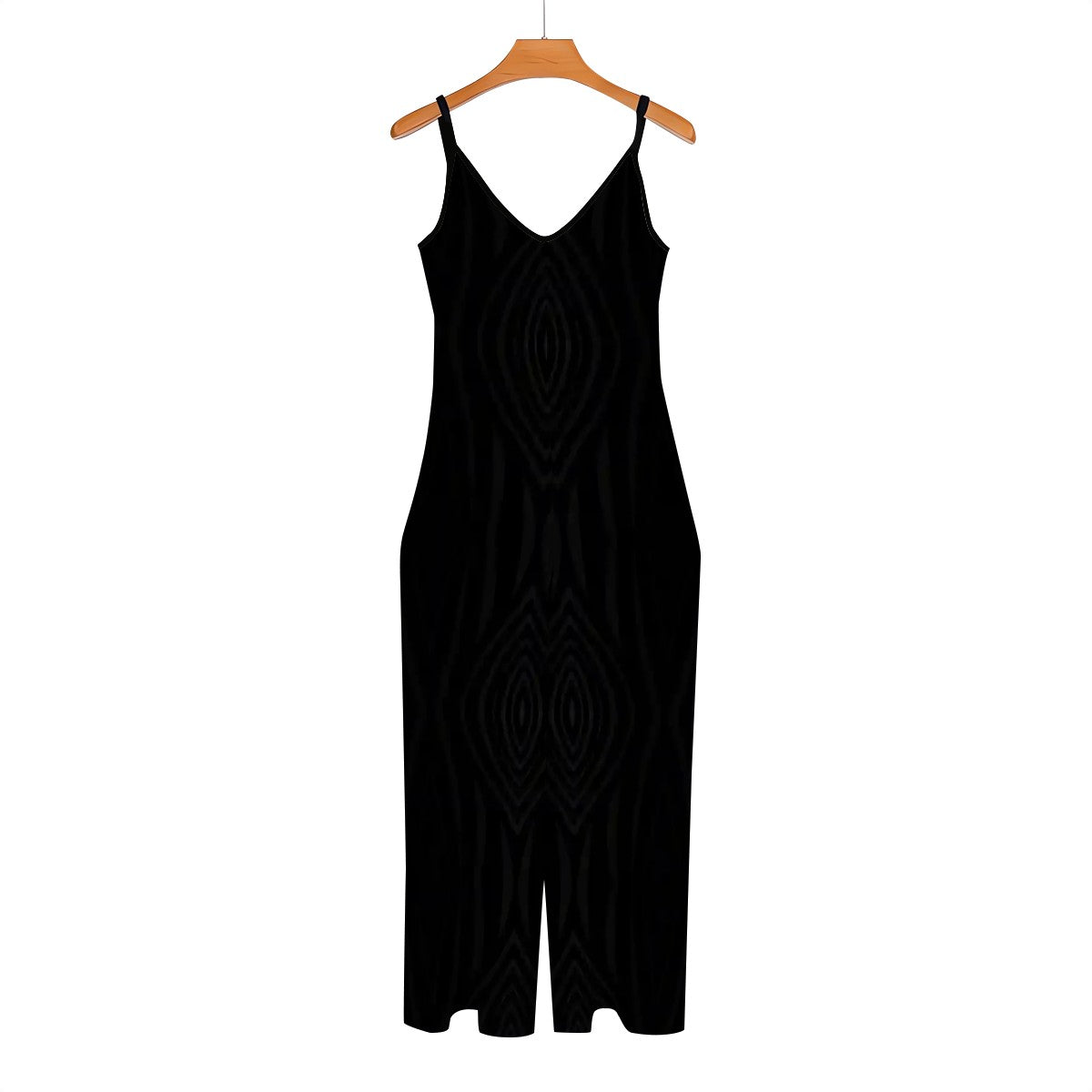 BabyGurl'z Collection: Women's black pinstripe casual jumpsuit.