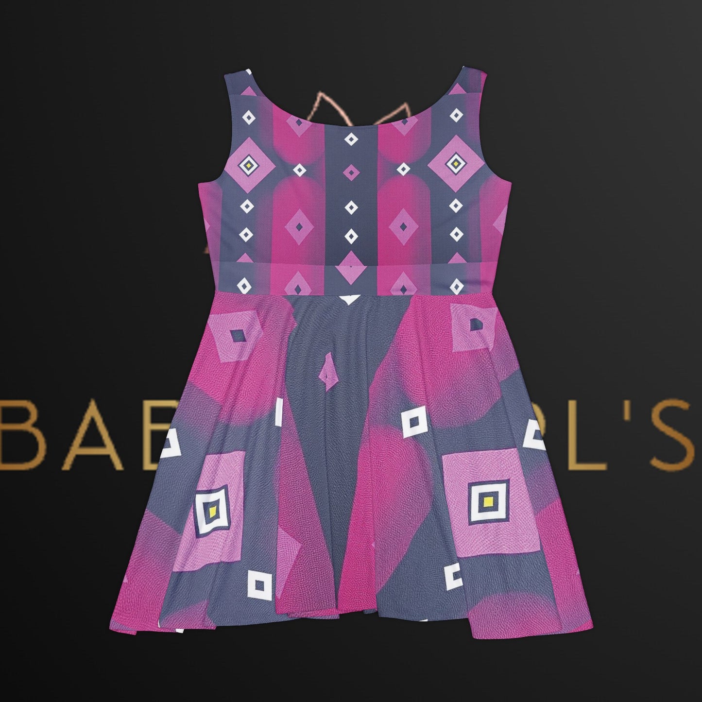 BabyGurl'z Collection Colorful Women's Skater Dress