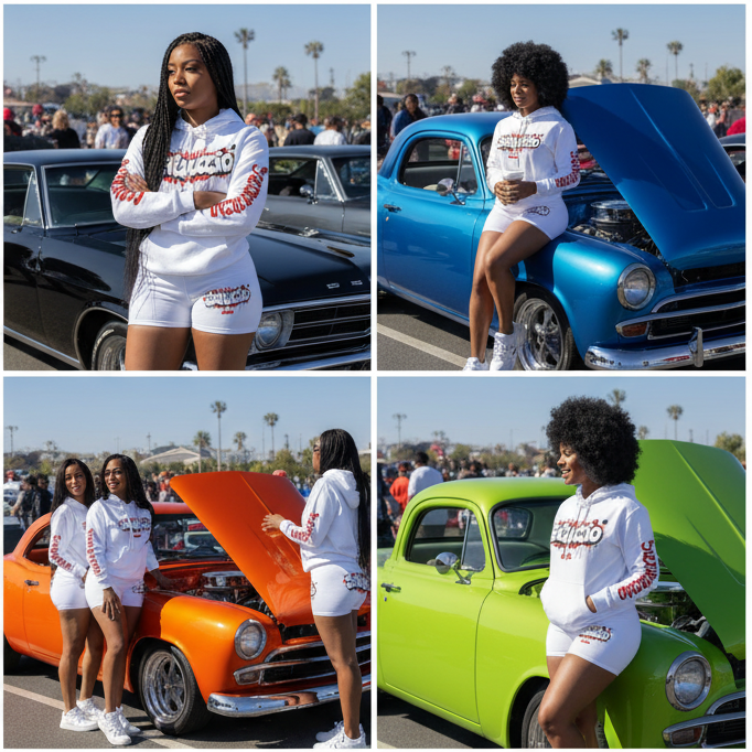 Idio Salvuccio Graffiti Style Street Hoodie