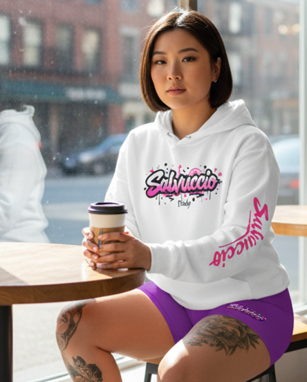 Idio Salvuccio Lion Graffiti Hooded Sweatshirt