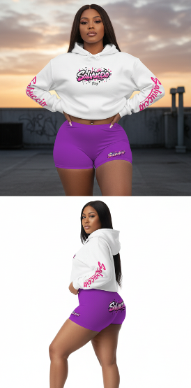 Idio Salvuccio Lion Graffiti Hooded Sweatshirt