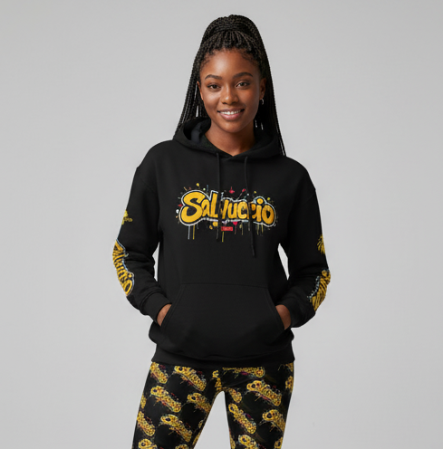 Idio Salvuccio Stylish Women's Casual Graffiti Leggings