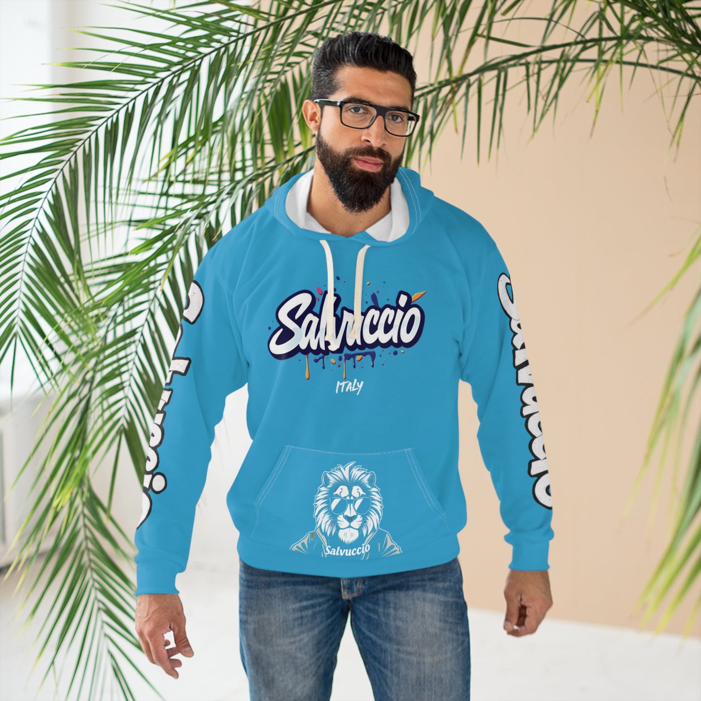 Idio Salvuccio Graffiti Colorful Pullover Hoodie