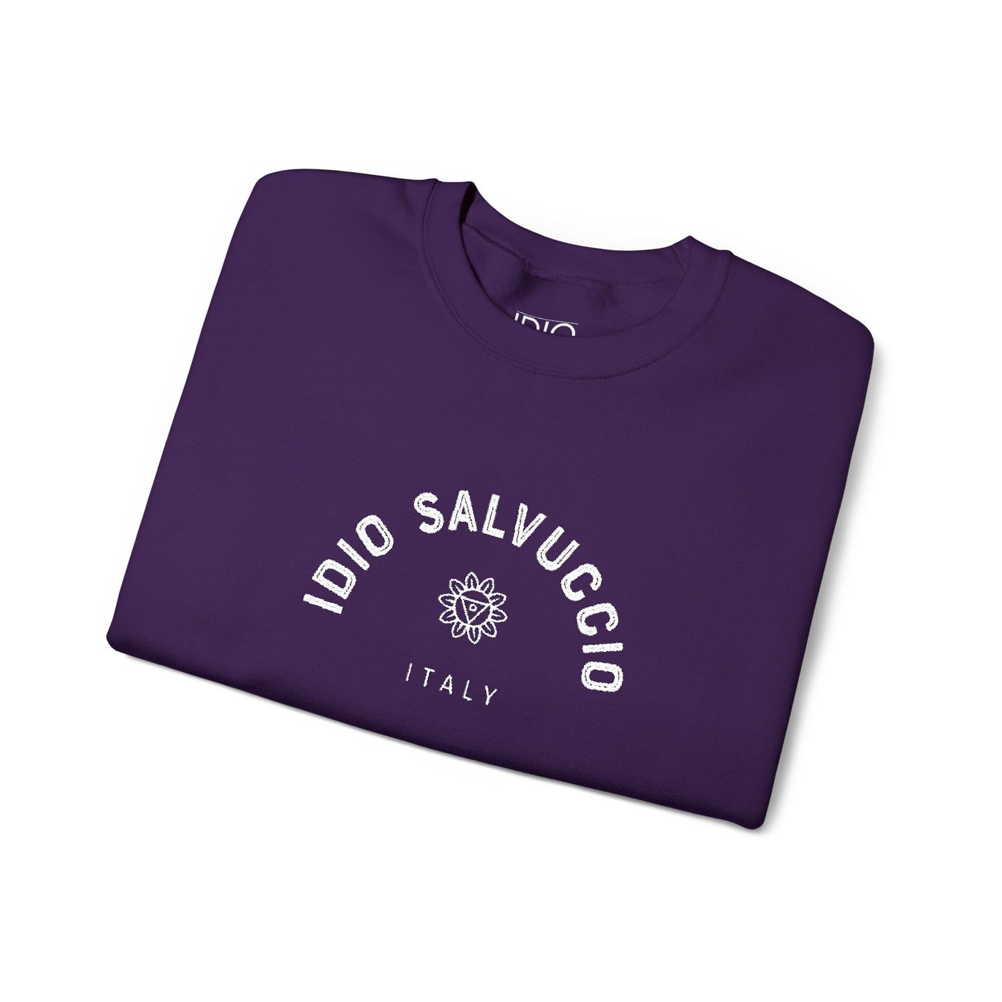Idio Salvuccio Unisex Crewneck Sweatshirt - Vintage Italian Graphic