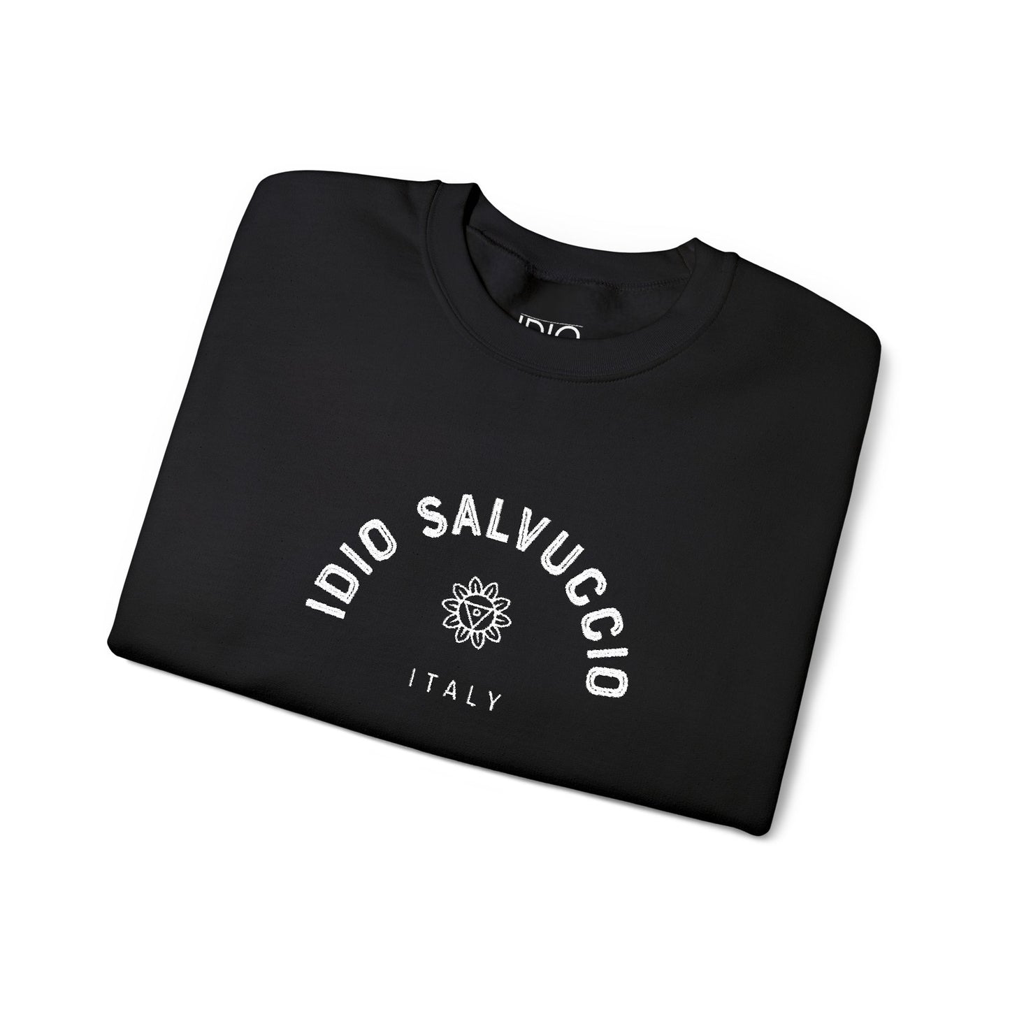 Idio Salvuccio Unisex Crewneck Sweatshirt - Vintage Italian Graphic
