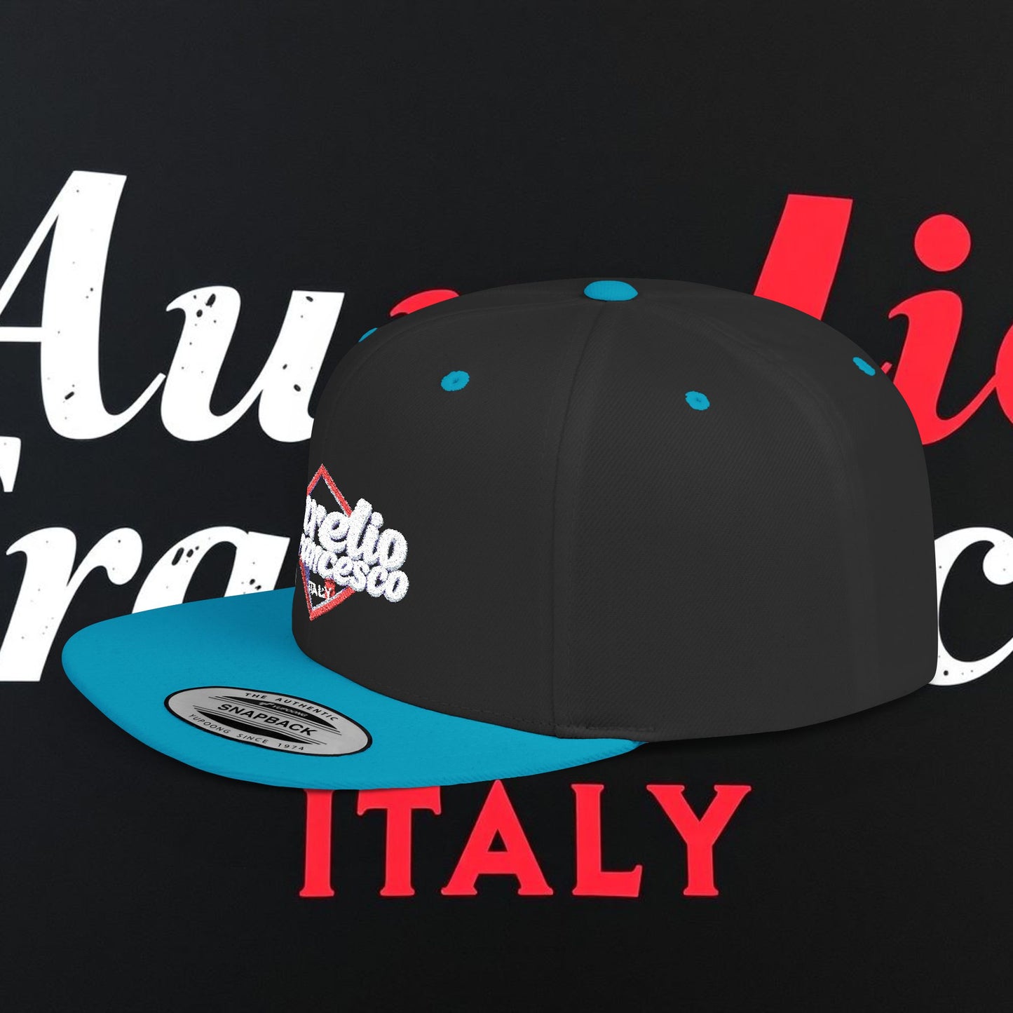 Aurelio Francesco - Flat Bill Snapback Cap