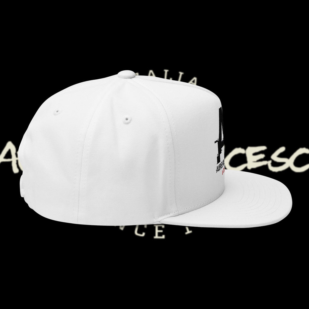 Aurelio Francesco Embroidered Flat Bill Cap