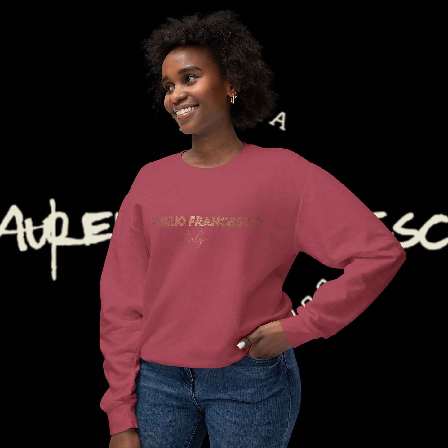 Aurelio Francesco Lightweight Crewneck Sweatshirt