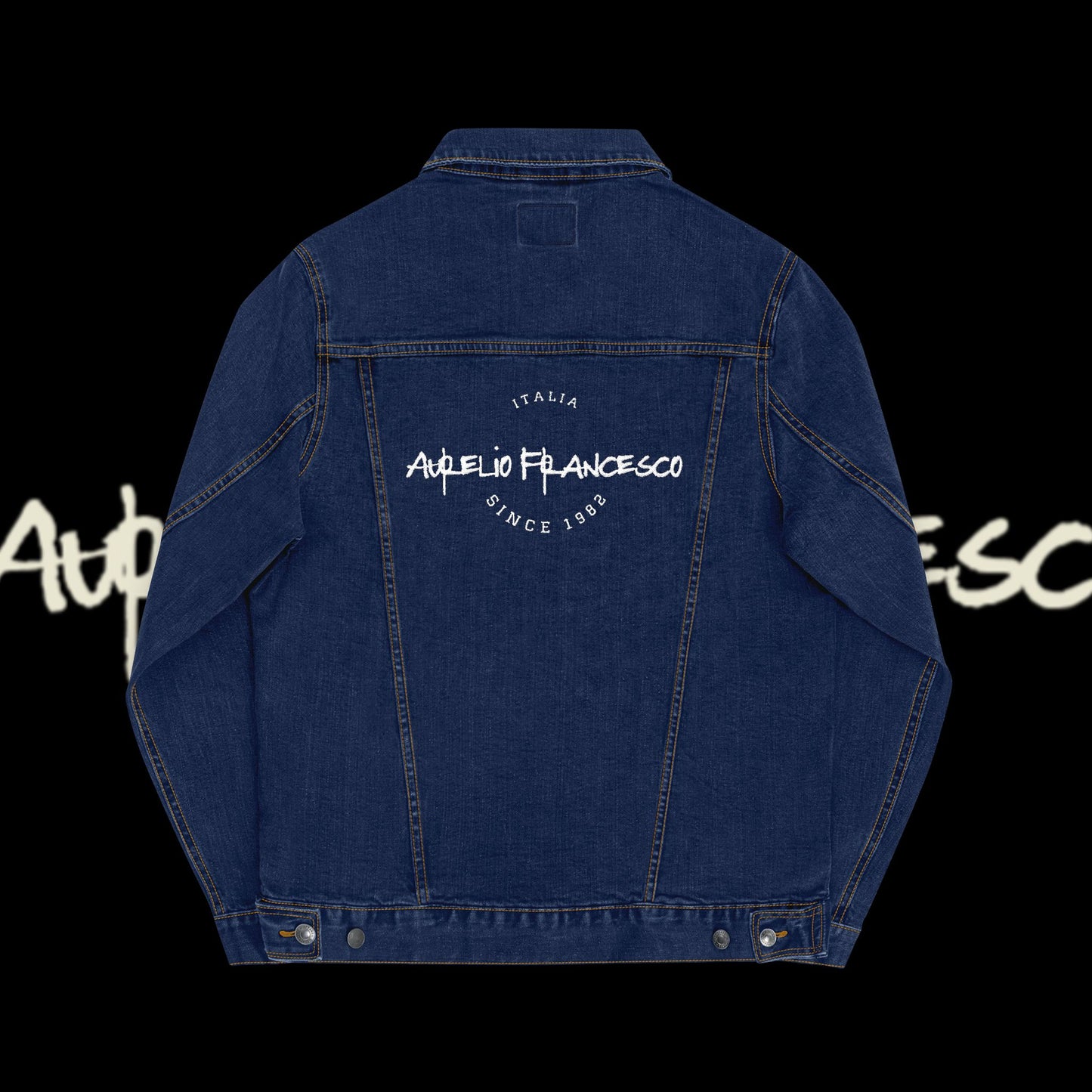 Aurelio Francesco Embroidered Denim Jacket