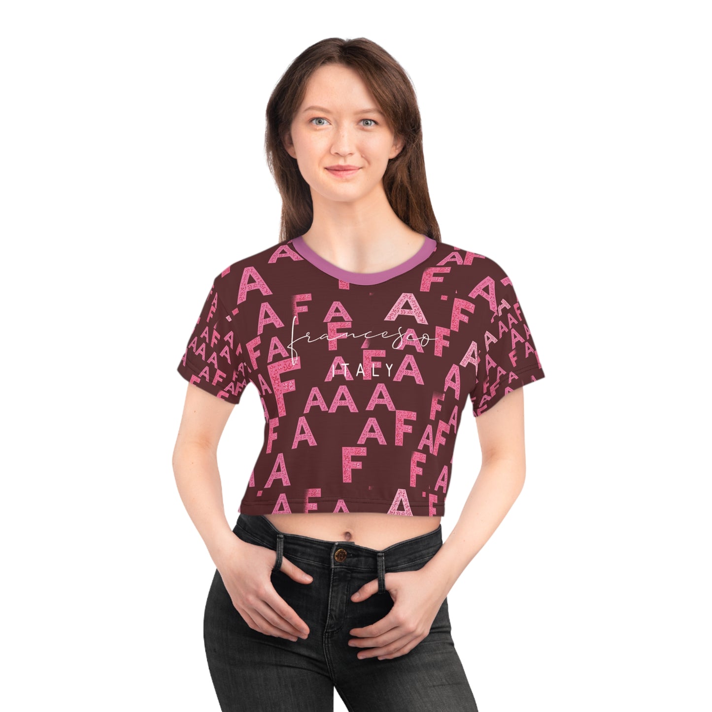 Aurelio Francesco Chic Crop Tee for Fashion Lovers