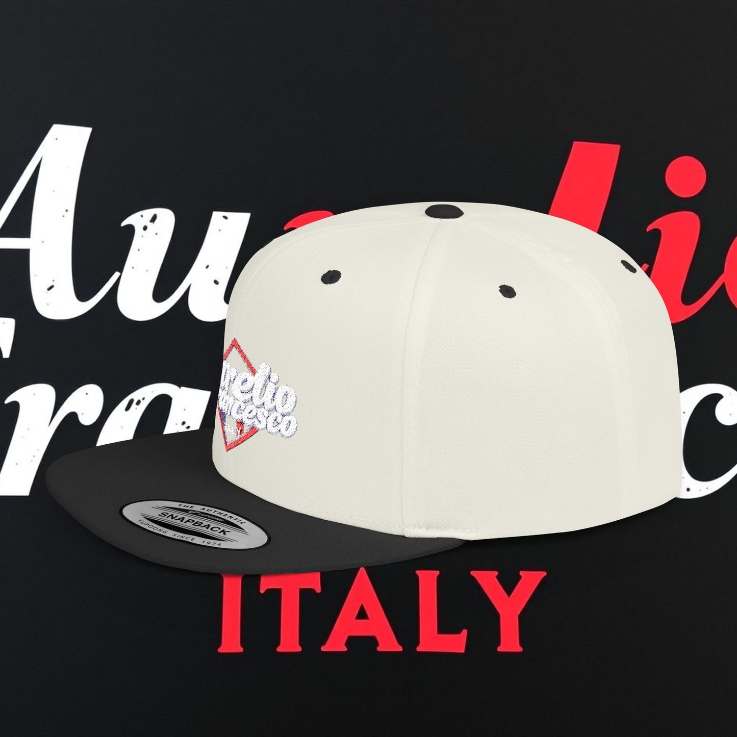 Aurelio Francesco - Flat Bill Snapback Cap