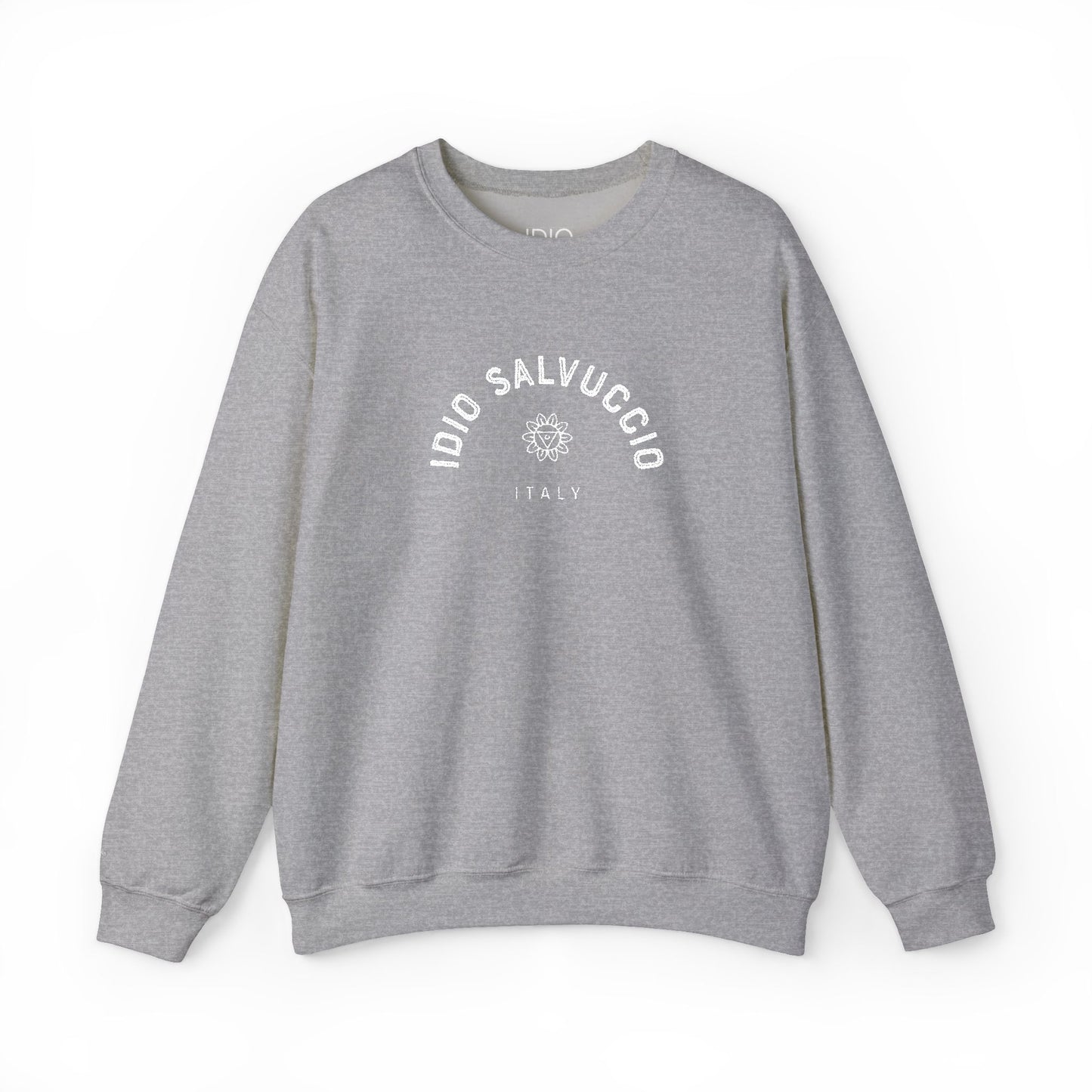 Idio Salvuccio Unisex Crewneck Sweatshirt - Vintage Italian Graphic