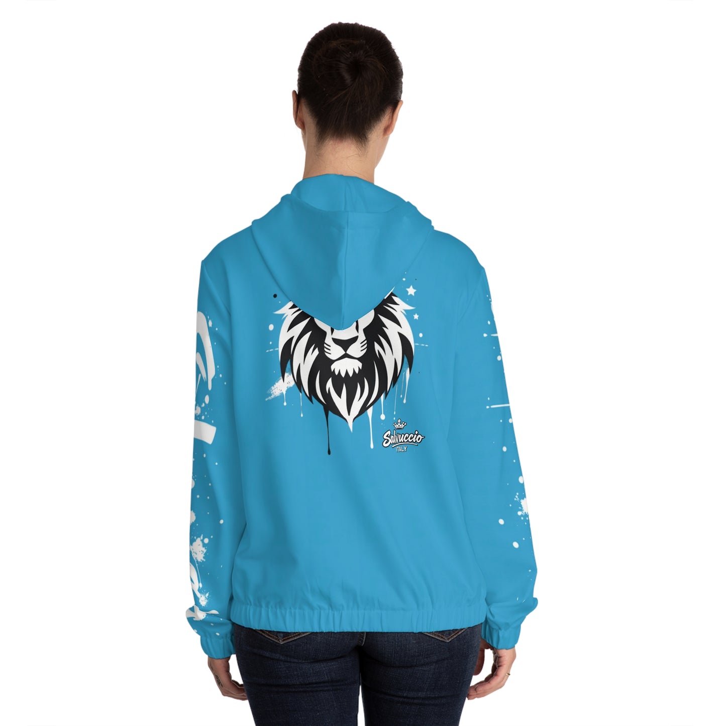 Idio Salvuccio Stylish Graffiti Hoodie with Salvuccio Lion Design