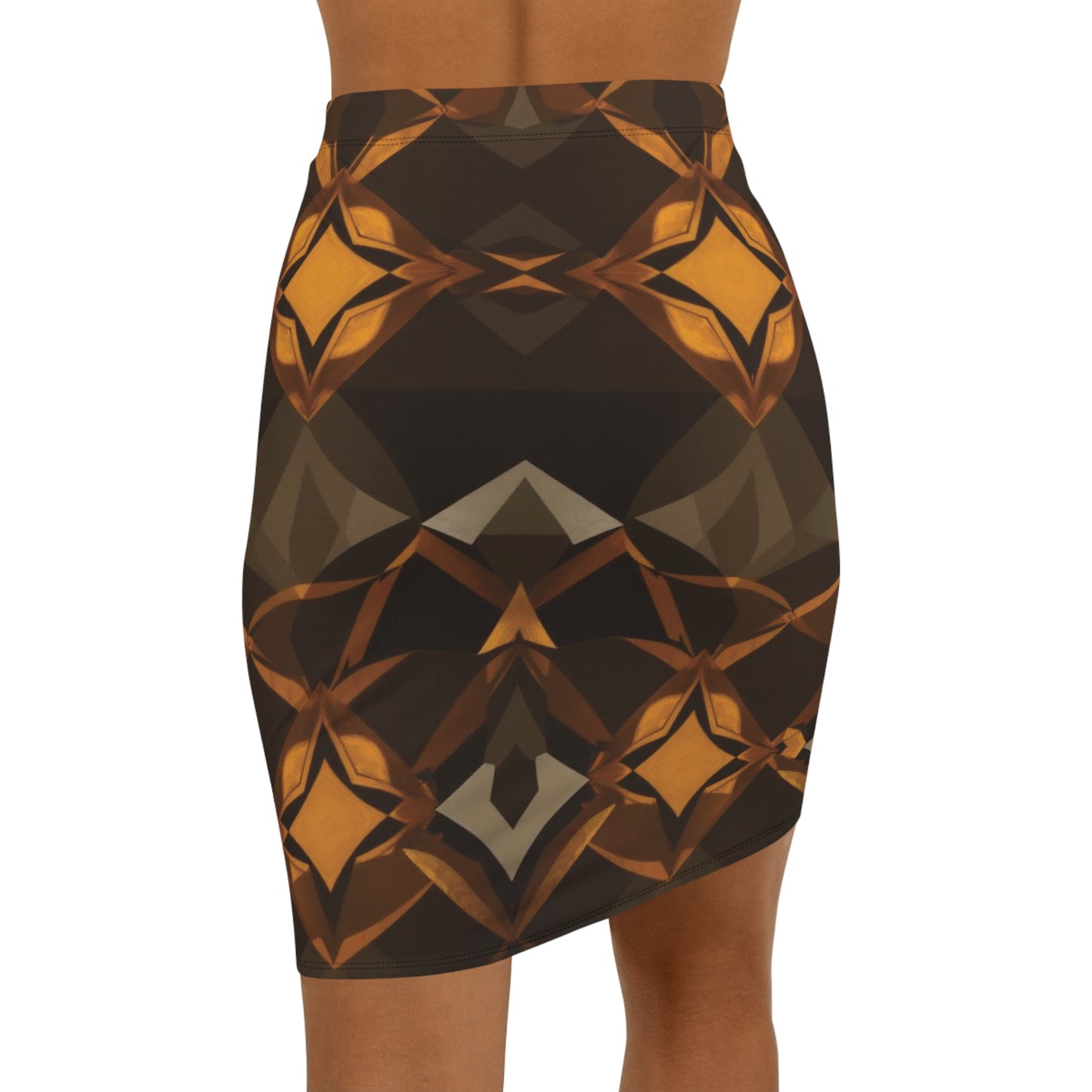 Aurelio Francesco Chic Geometric Stylish Skirt