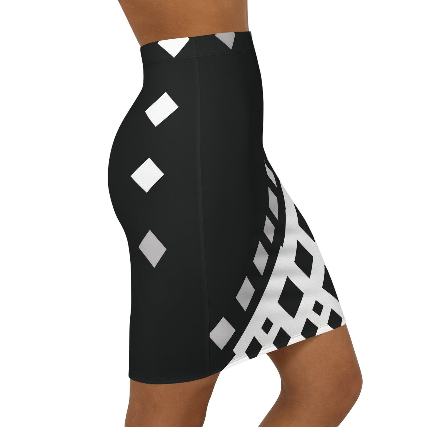 Aurelio Francesco Stylish Mid-Waist Pencil Skirt