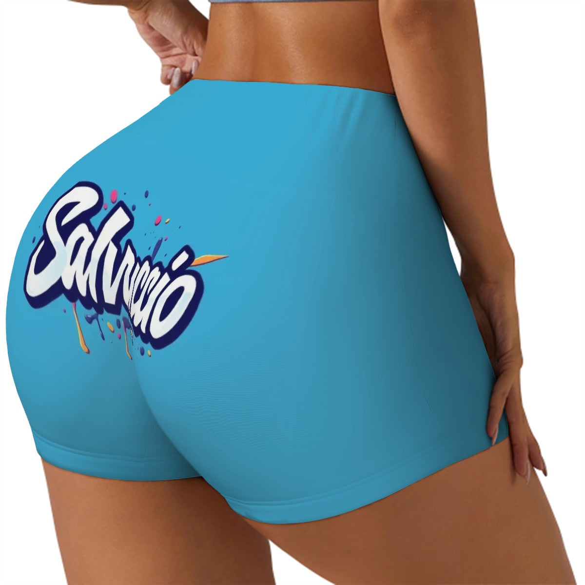 Idio Salvuccio Athletic Graffiti Shorts for Women