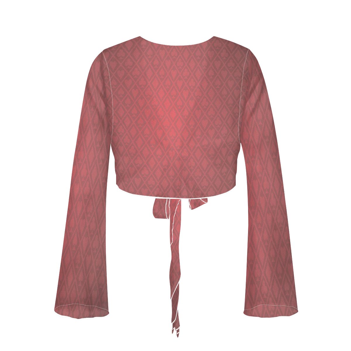 Aurelio Francesco: Swimsuit cardigan with casino-style top.