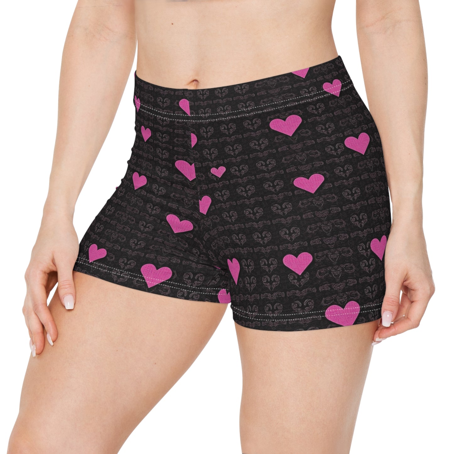 Sweetie's Collection Heart Pattern Shorts