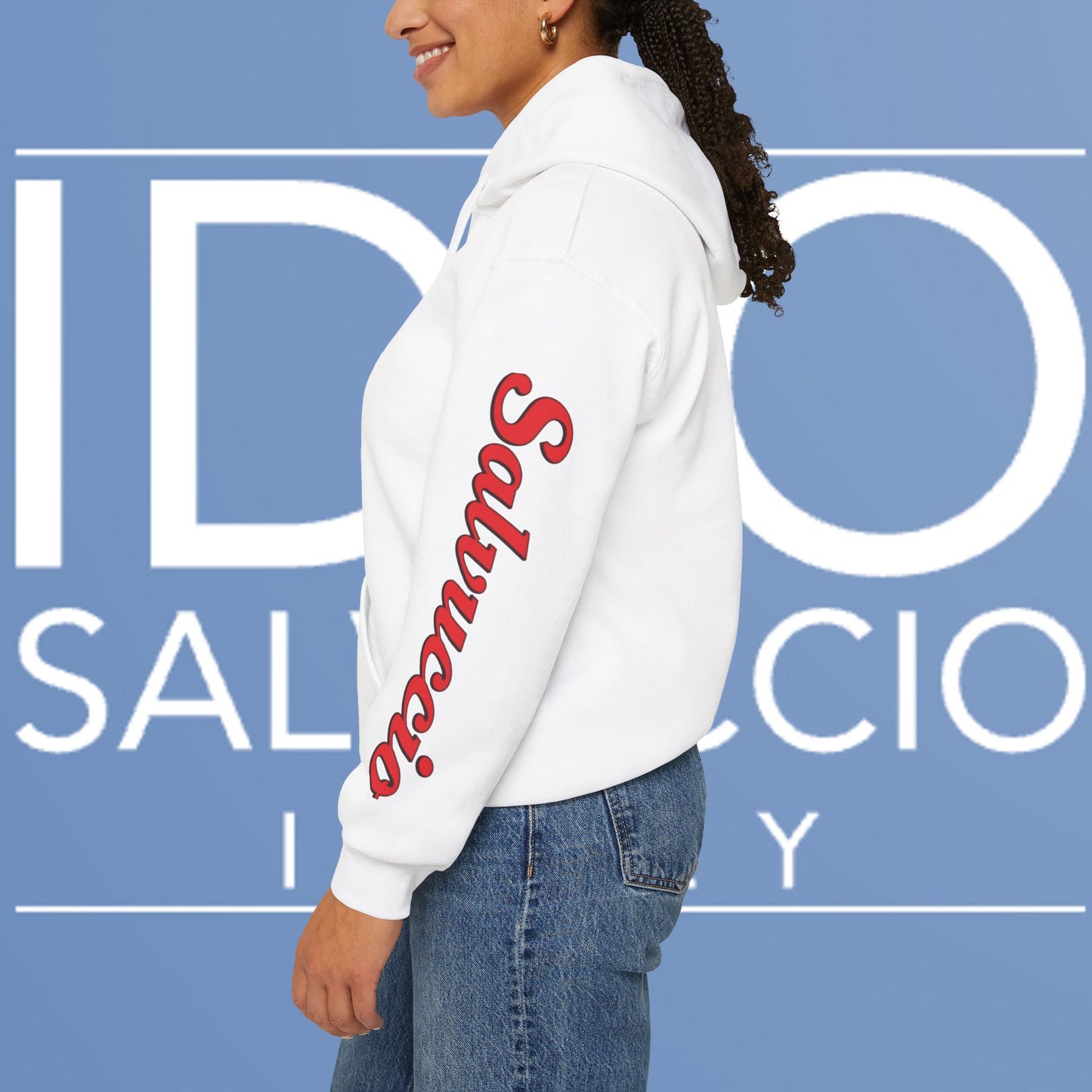 Idio Salvuccio Graffiti Style Street Hoodie