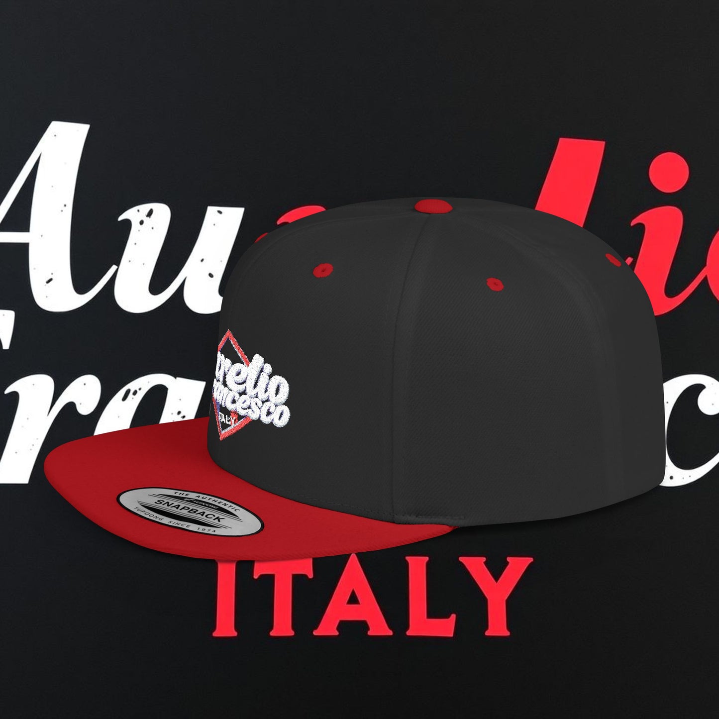 Aurelio Francesco - Flat Bill Snapback Cap