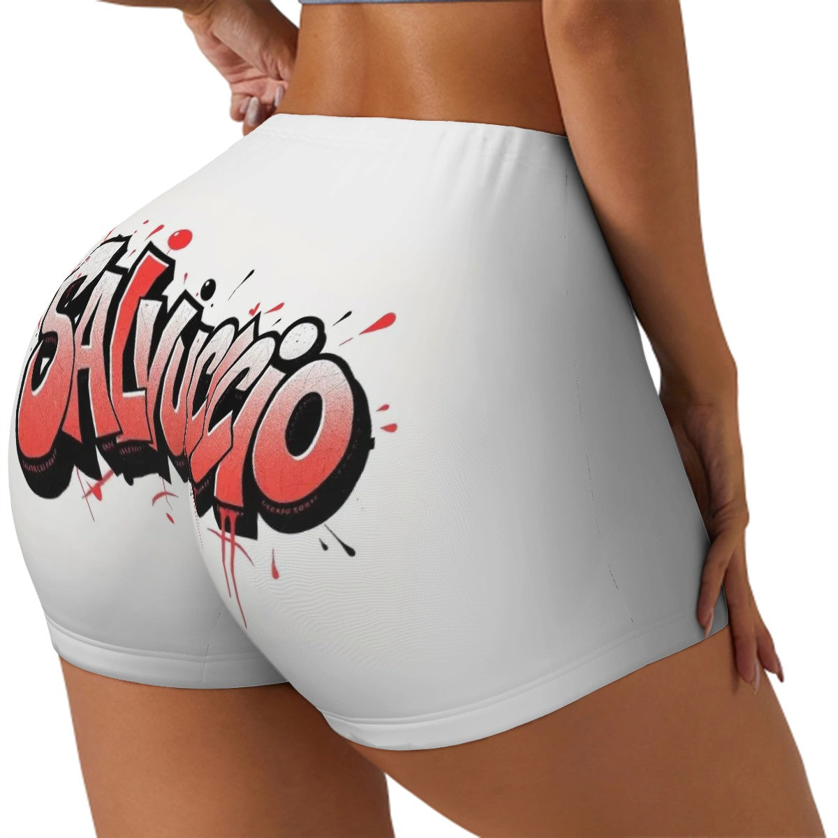Idio Salvuccio Athletic Graffiti Shorts for Women