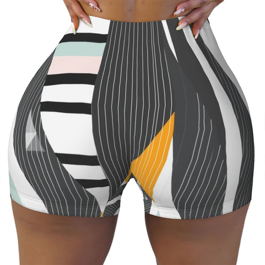 Sweetie's Collection Women's Athletic Shorts - Customized Pinstripe Patterns