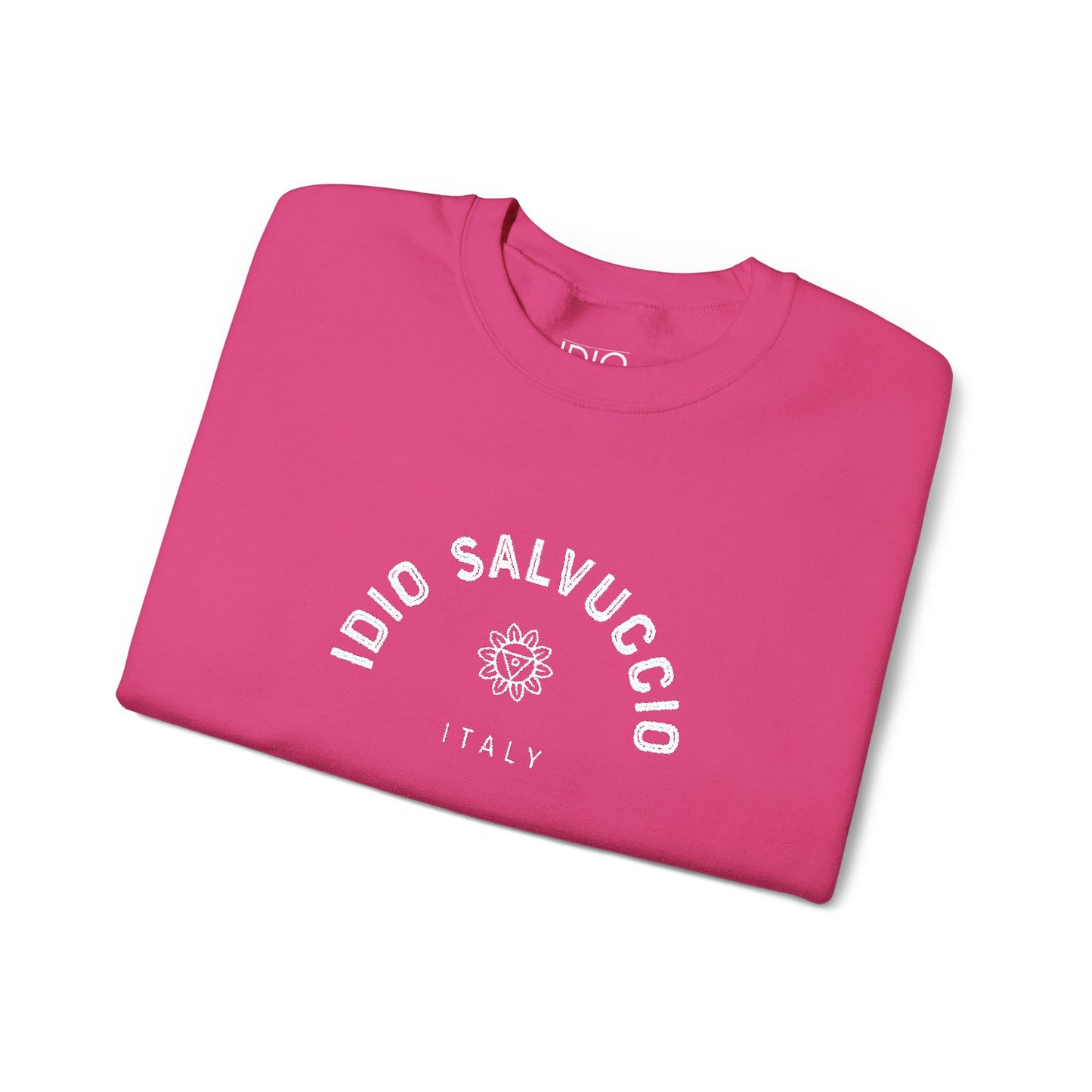 Idio Salvuccio Unisex Crewneck Sweatshirt - Vintage Italian Graphic