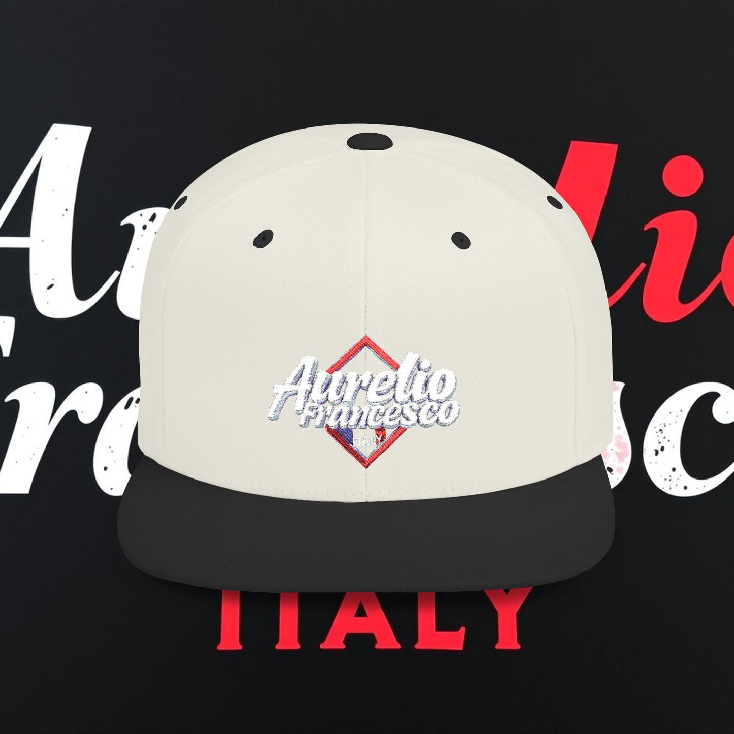 Aurelio Francesco - Flat Bill Snapback Cap