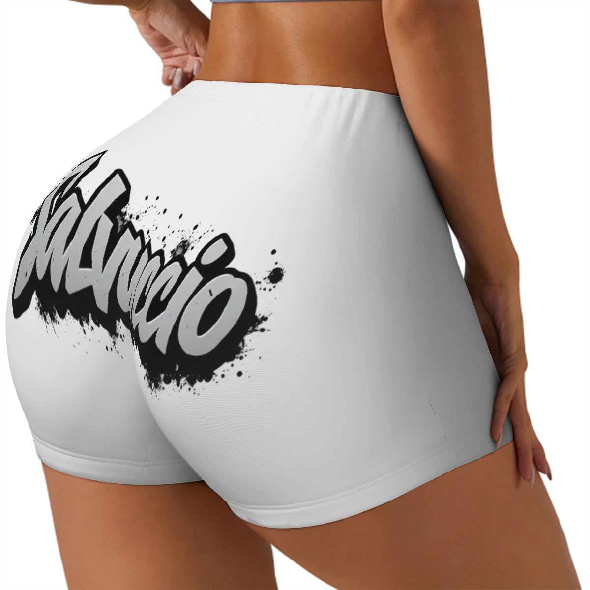 Idio Salvuccio Athletic Graffiti Shorts for Women