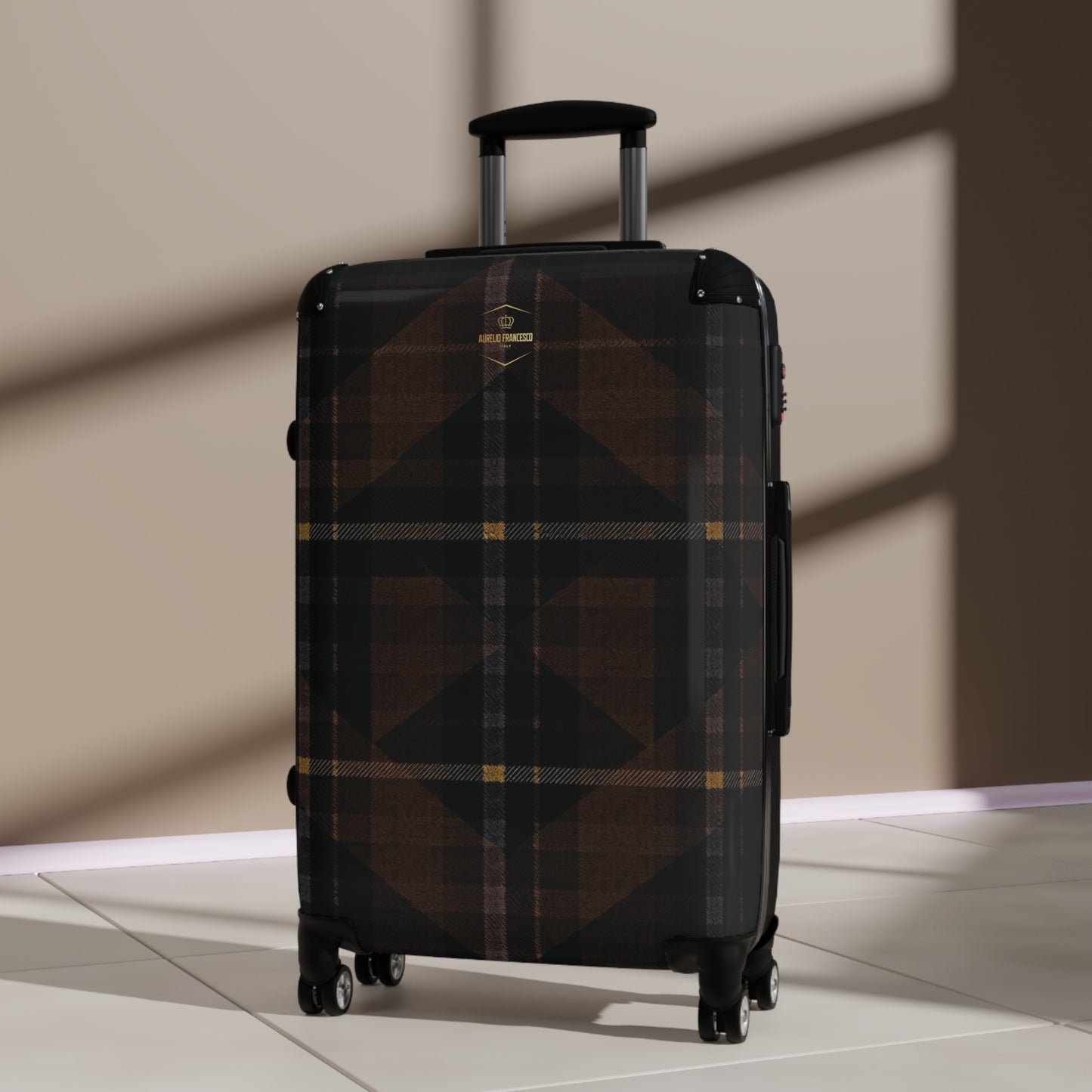 Aurelio Francesco Stylish Plaid Luggage for Adventure and Vacations