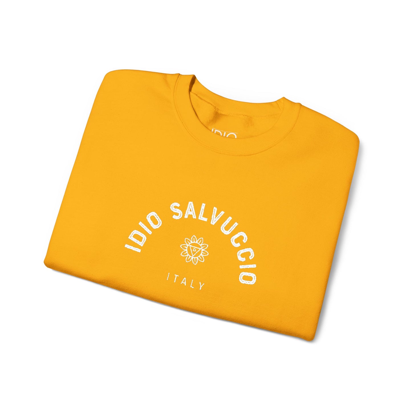 Idio Salvuccio Unisex Crewneck Sweatshirt - Vintage Italian Graphic