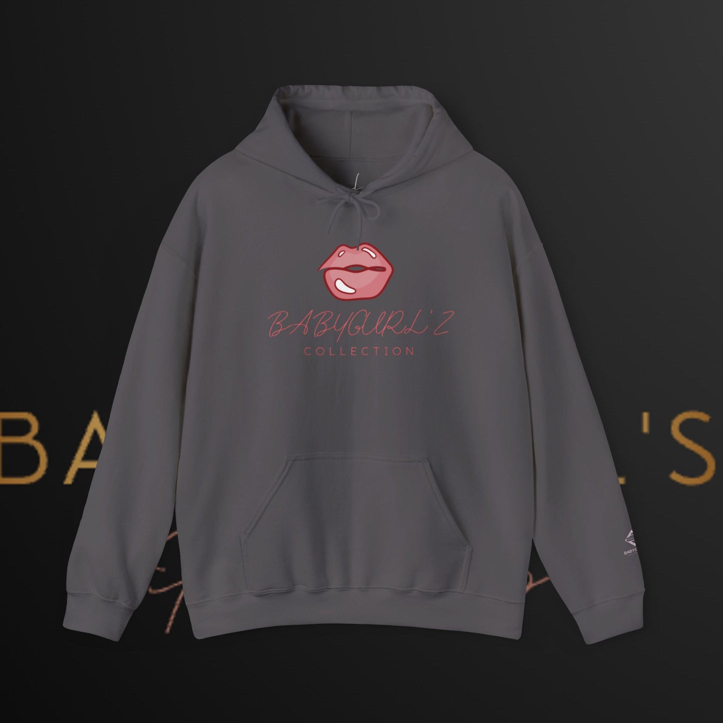BabyGurl'z Collection Cute Lip Comfy Hoodie