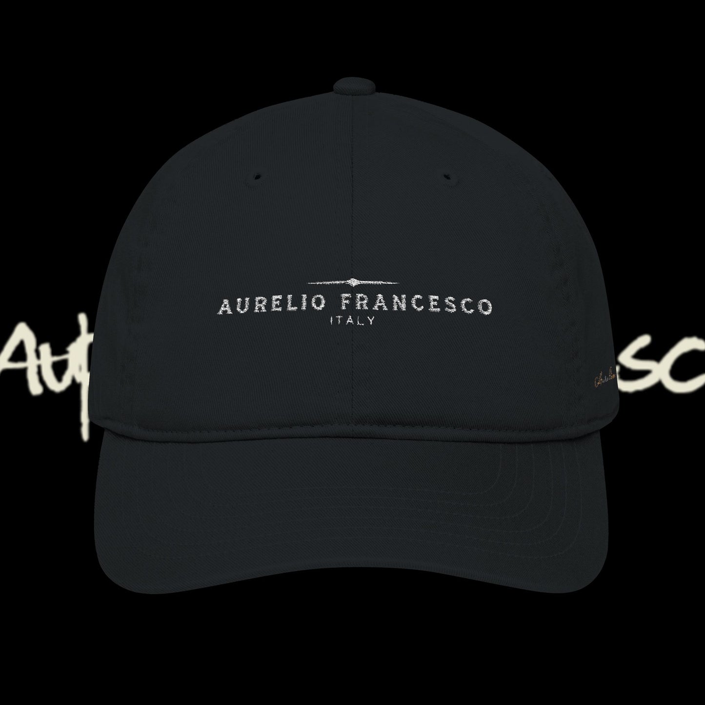 Aurelio Francesco Organic Baseball Cap (Embroidery)