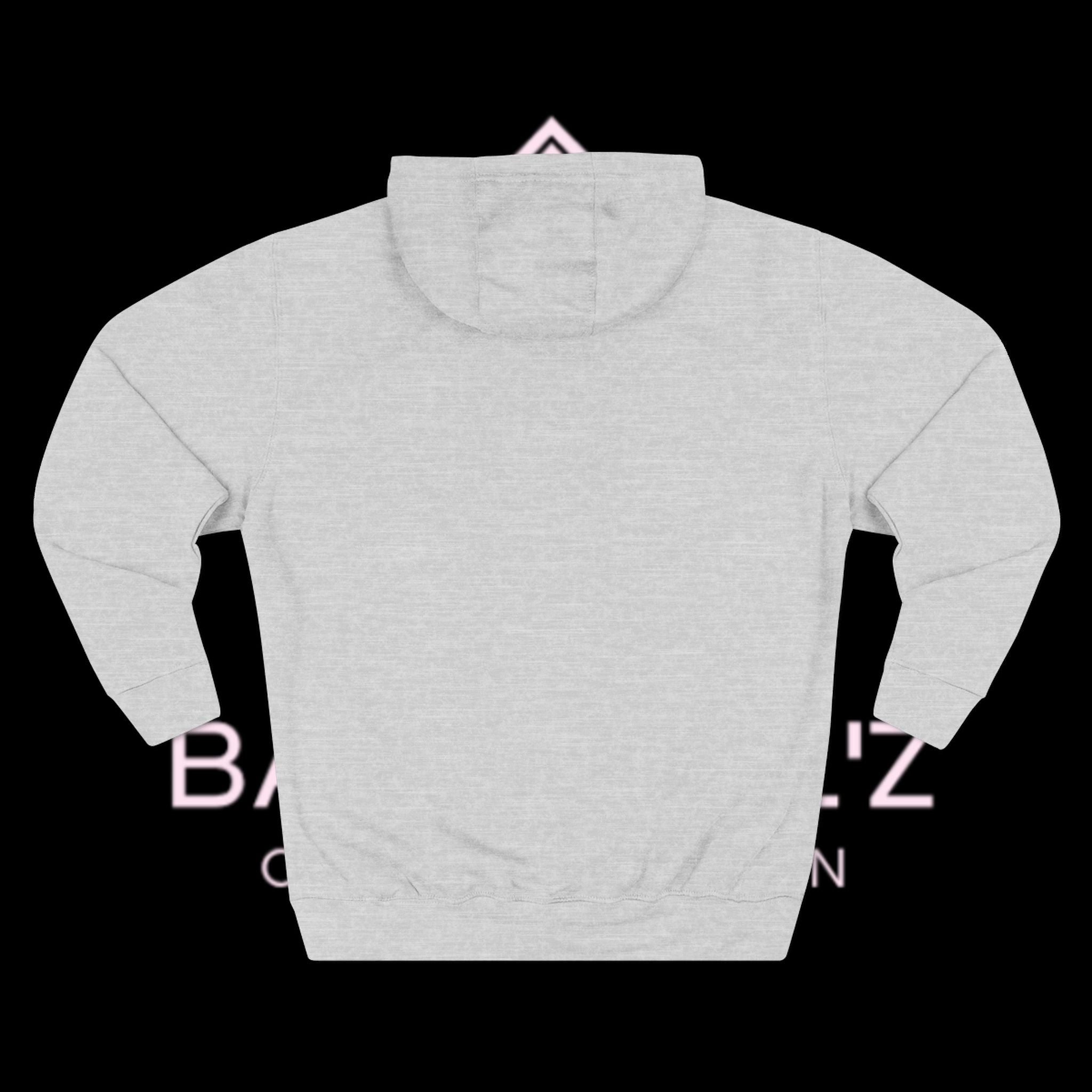 BabyGurl'z Floral Fleece Hoodie with Three-Panel Design, Cozy Sweatshirt, Casual Wear, Gift for Her, Spring Fashion