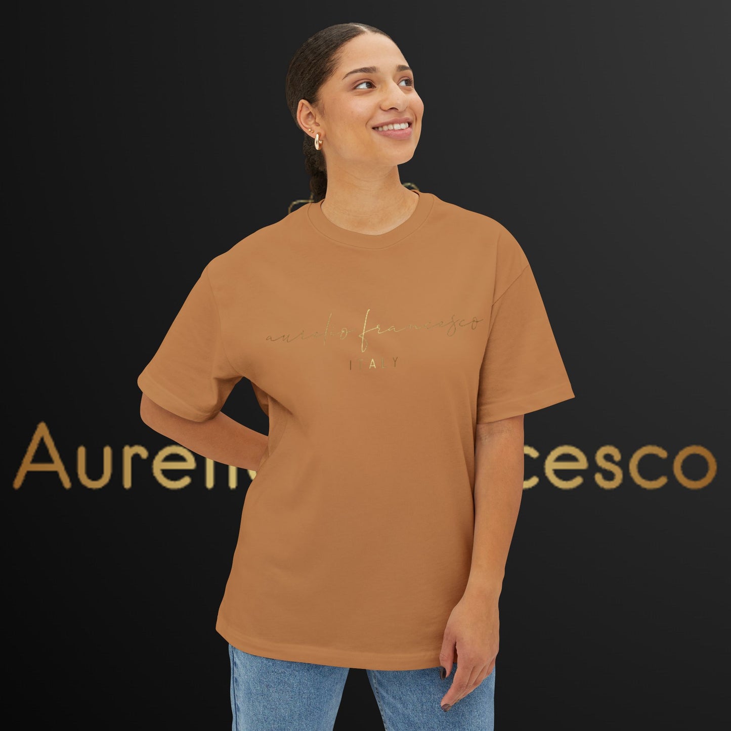 Aurelio Francesco  Oversized Boxy Tee