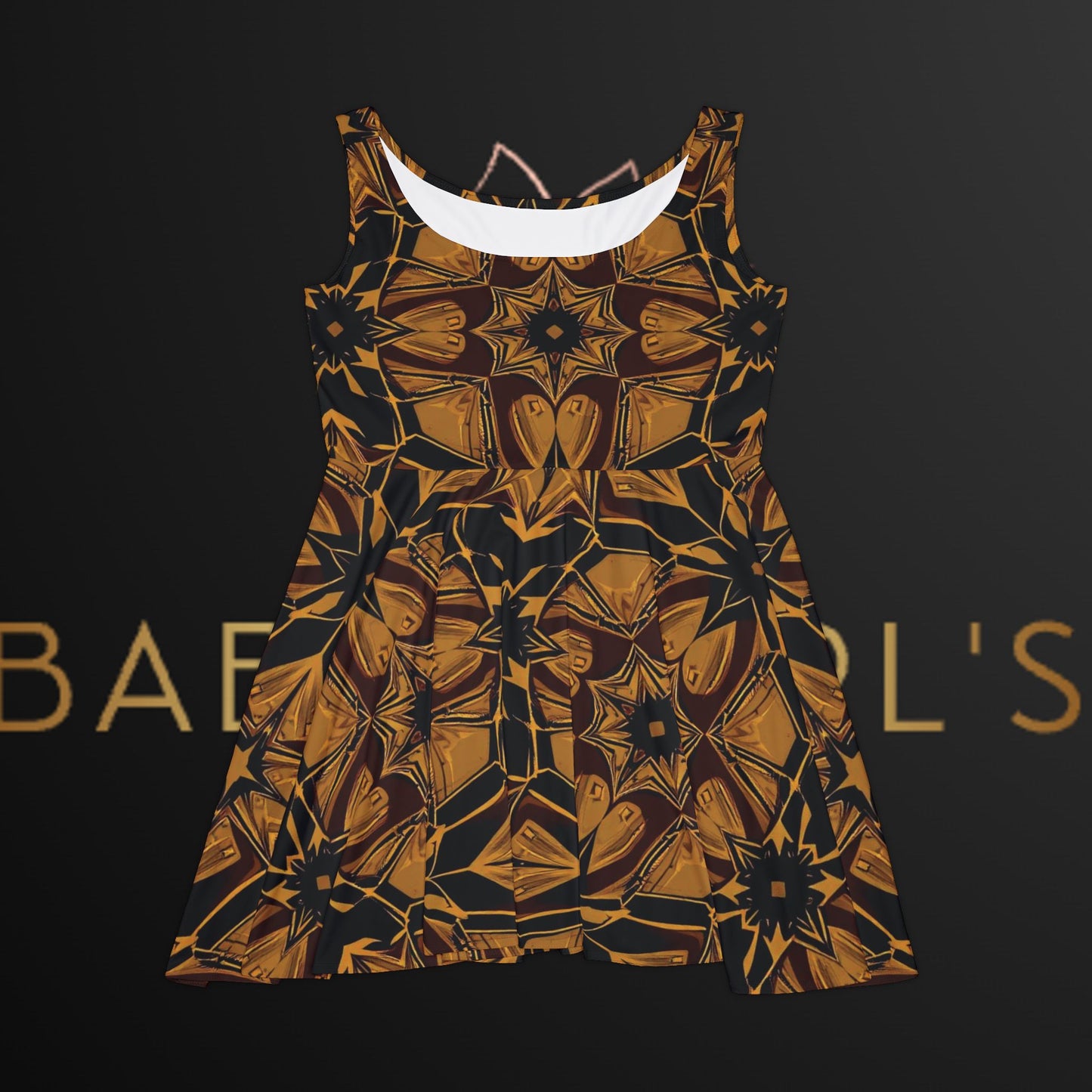 BabyGurl'z Collection Bohemian Floral Skater Dress