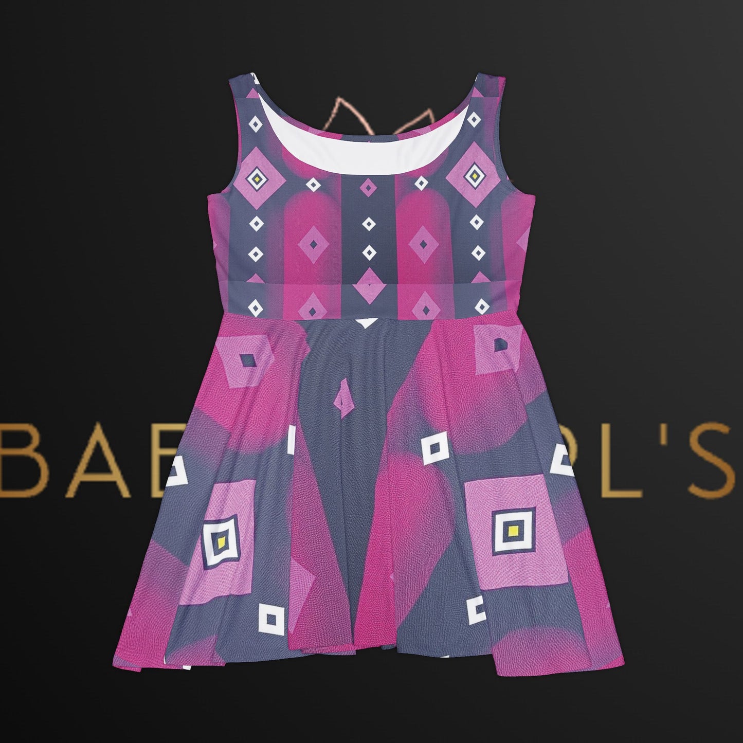 BabyGurl'z Collection Colorful Women's Skater Dress