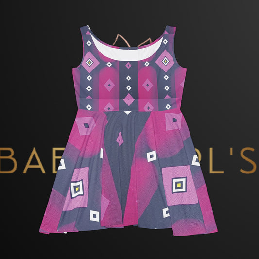 BabyGurl'z Collection Colorful Women's Skater Dress