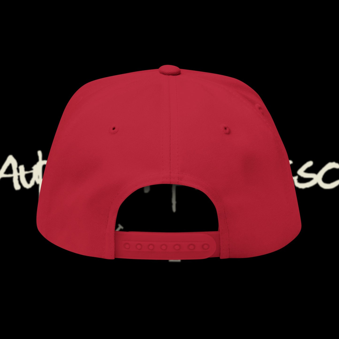 Aurelio Francesco Embroidered Flat Bill Cap