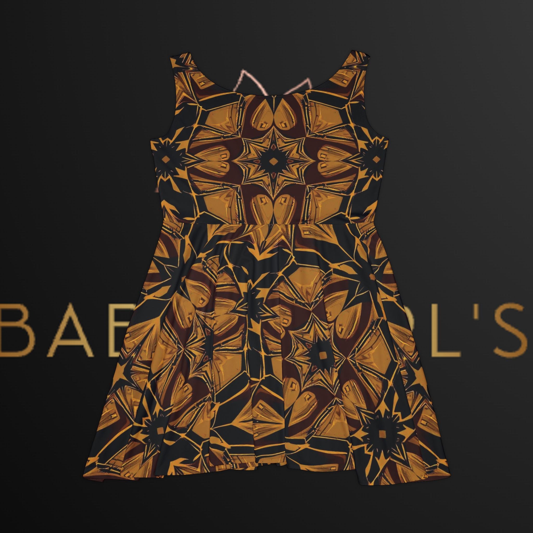 BabyGurl'z Collection Bohemian Floral Skater Dress