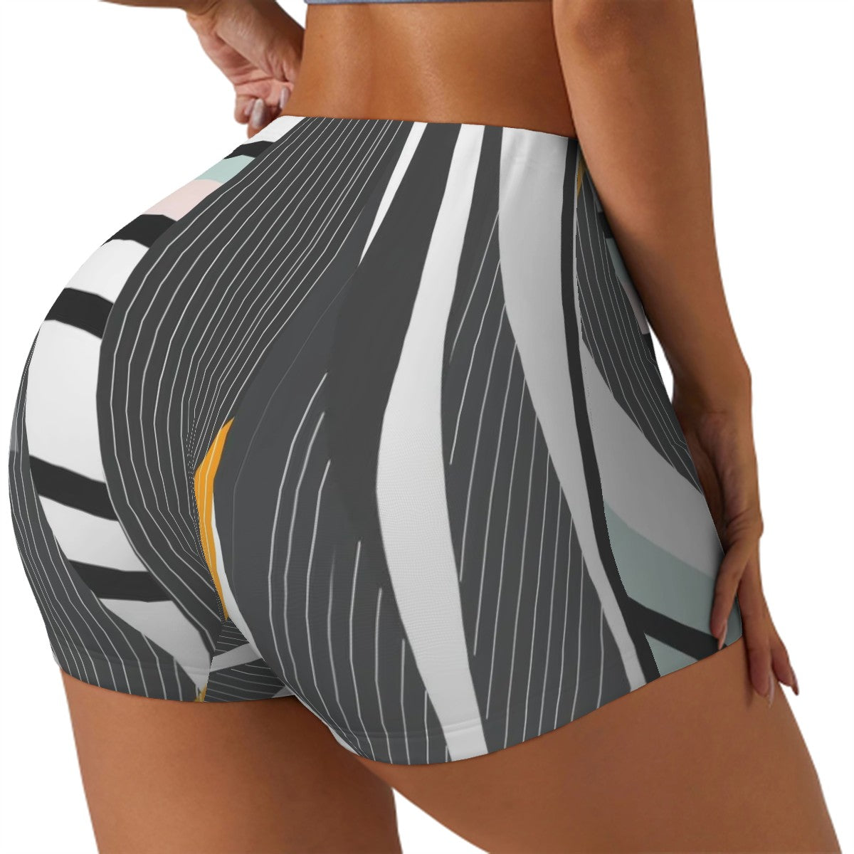 Sweetie's Collection Women's Athletic Shorts - Customized Pinstripe Patterns
