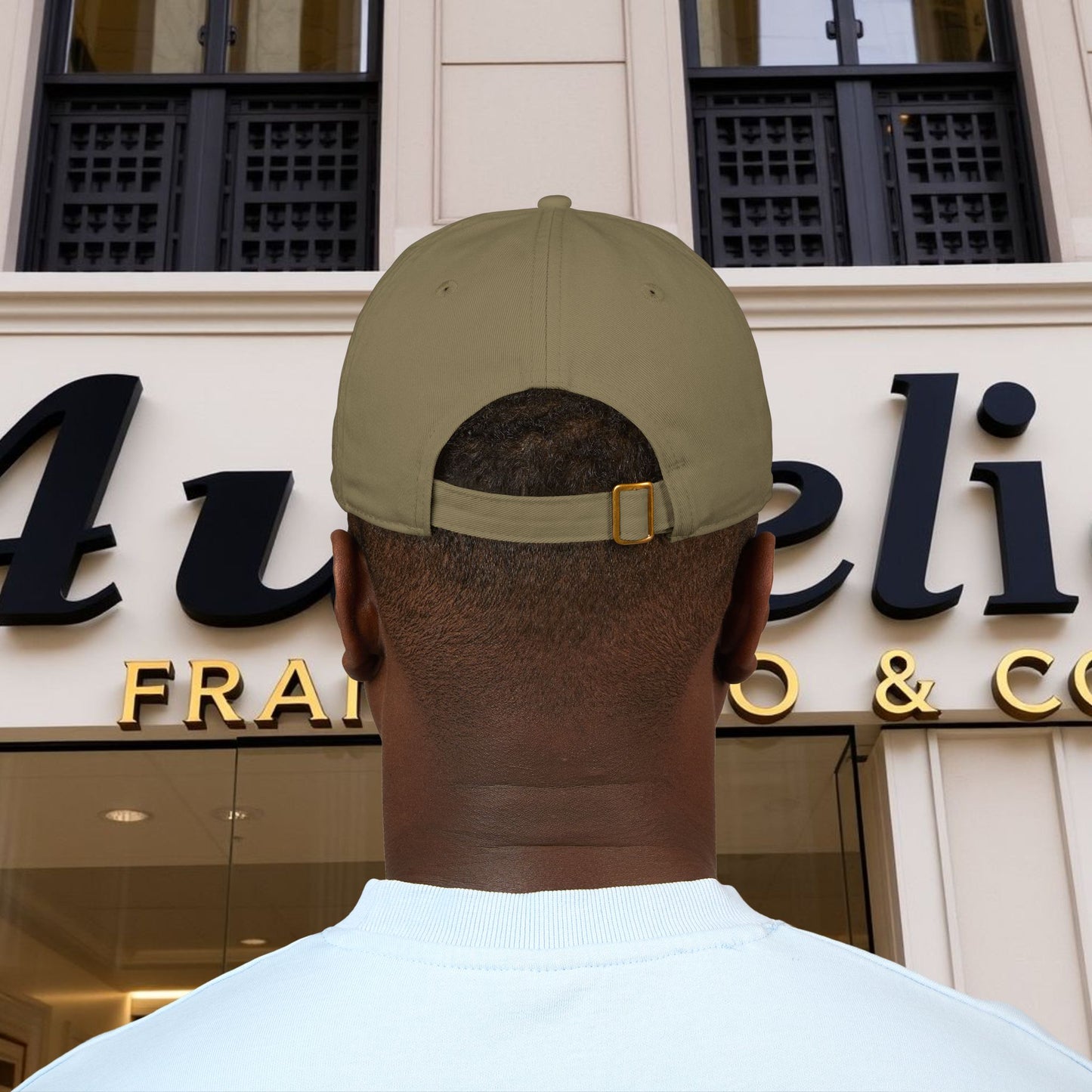 Aurelio Francesco Organic Baseball Cap (Embroidery)