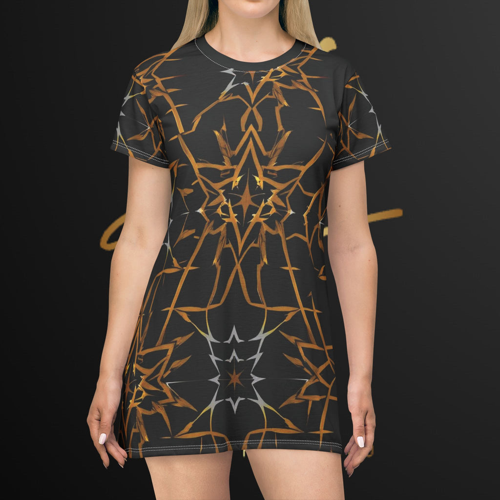 Aurelio Francesco Bohemian Chic T-Shirt Dress