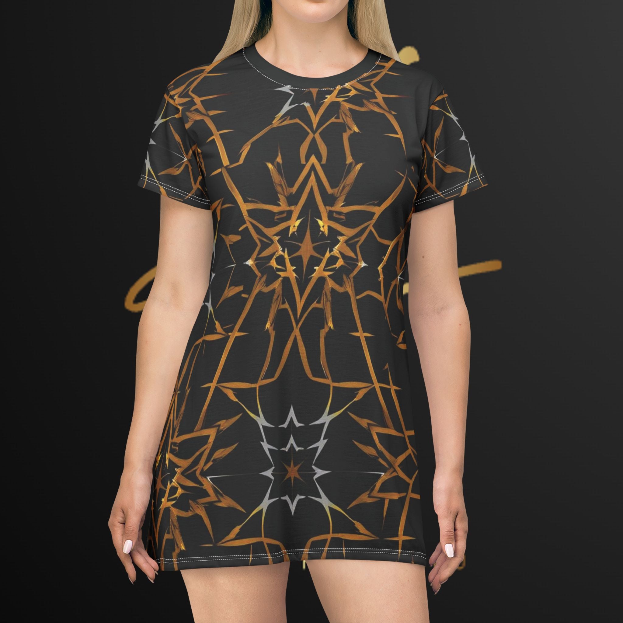 Aurelio Francesco Bohemian Chic T-Shirt Dress