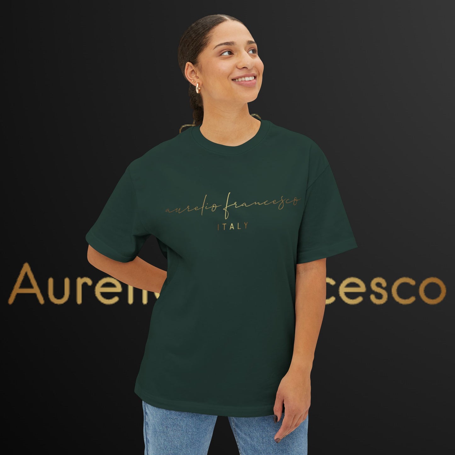 Aurelio Francesco  Oversized Boxy Tee