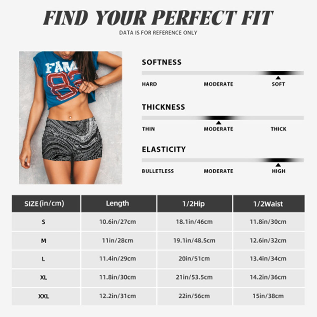 Sweetie's Collection Women's Athletic Shorts - Customized Pinstripe Patterns