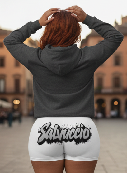 Idio Salvuccio Athletic Graffiti Shorts for Women