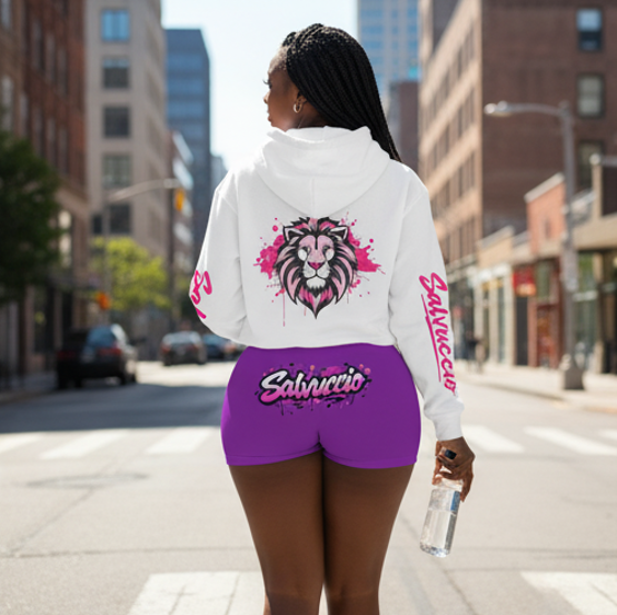 Idio Salvuccio Athletic Graffiti Shorts for Women