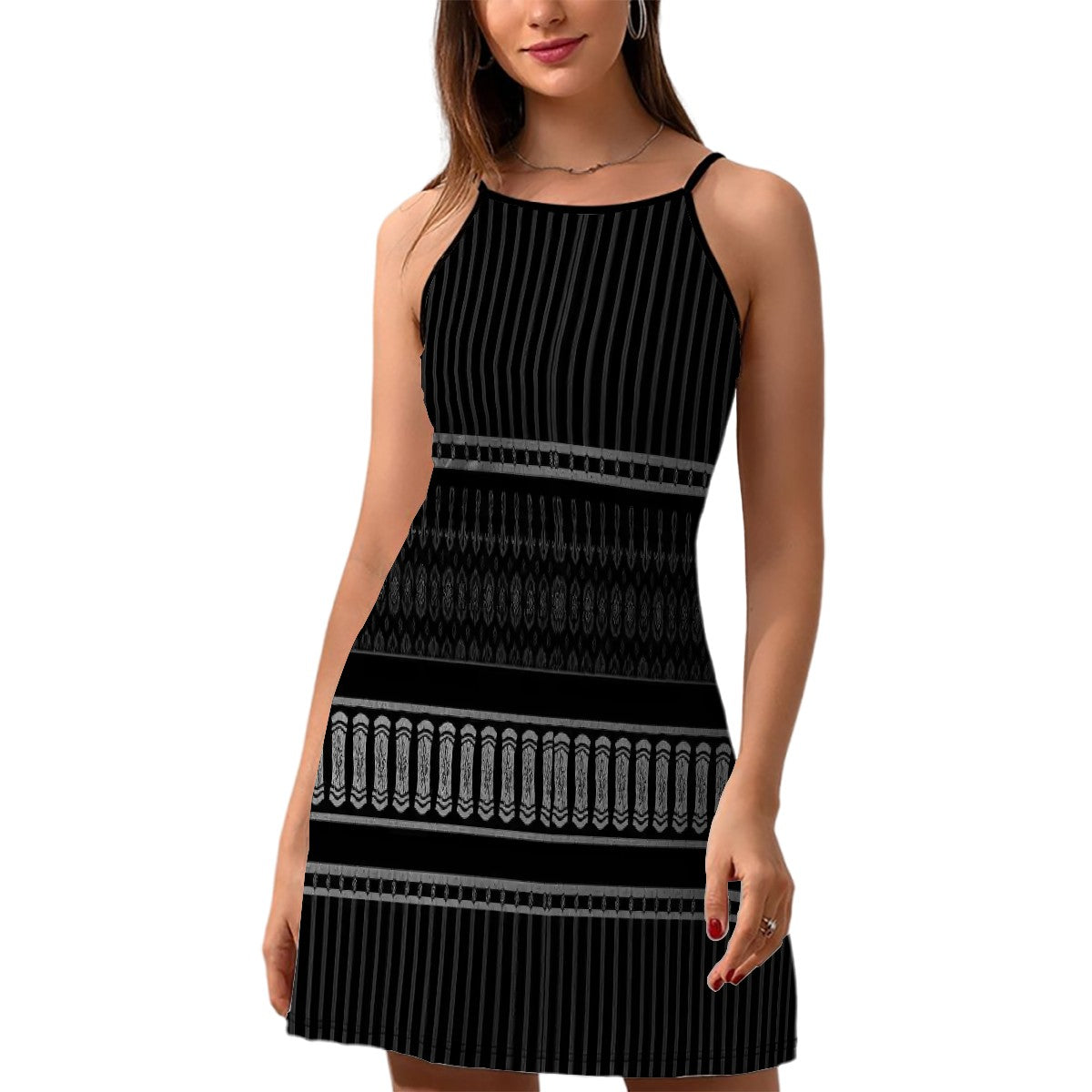 BabyGurl'z Collection pinstripe spaghetti strap dress